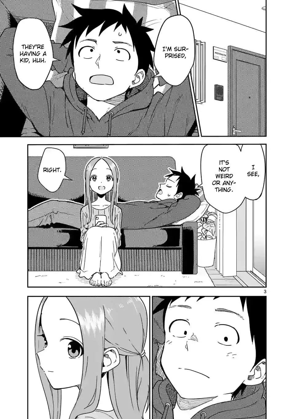 Karakai Jouzu no (Moto) Takagi-san Chapter 285 4